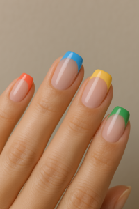 Colored French Tips