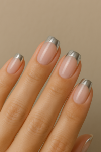 Metallic French Tips